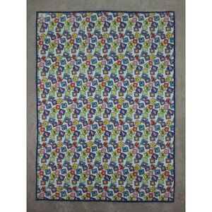 Handmade Baby Quilt Reversible‎ Parrots and Sesame Street 36X49